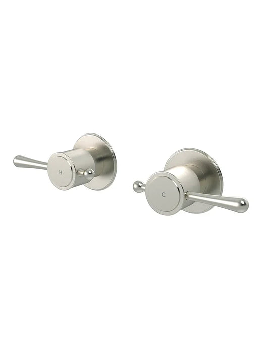 MEIR HARRINGTON QUARTER TURN WALL TAP SET