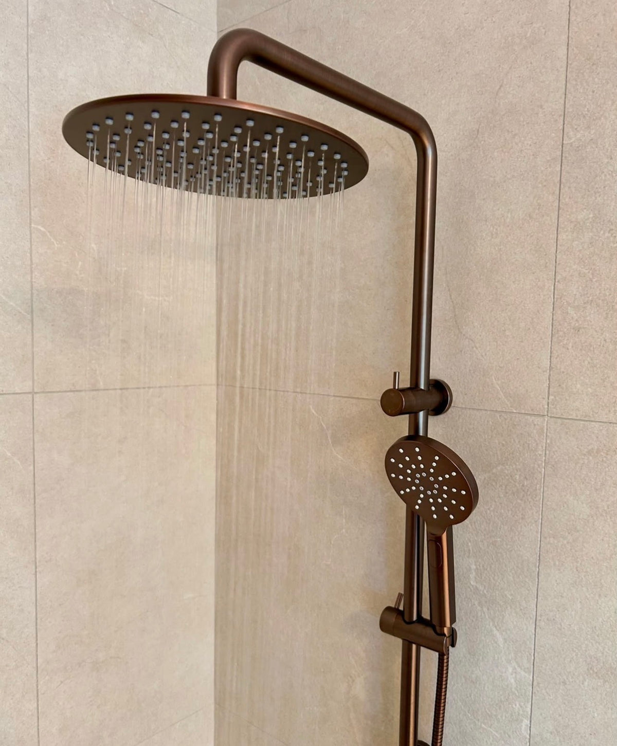 BELLA VISTA MICA DUAL SHOWER RAIL