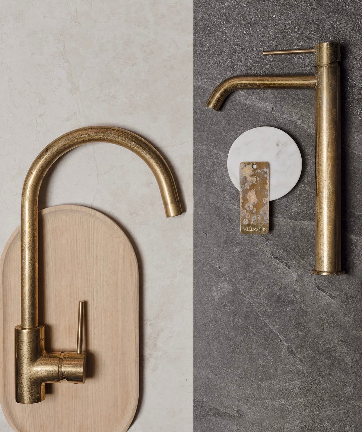 BELLA VISTA LVB  MICA GOOSENECK SINK MIXER
