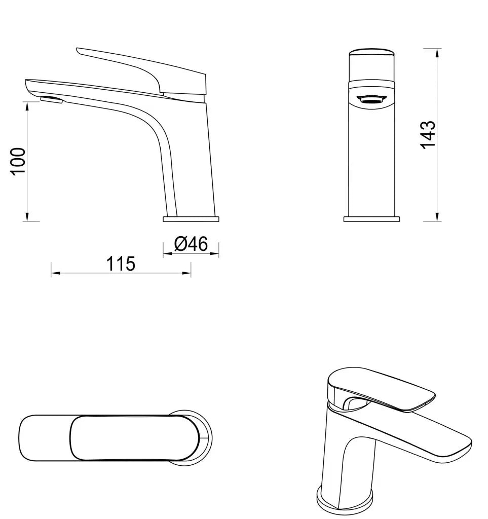 BELLA VISTA KAZA BASIN MIXER