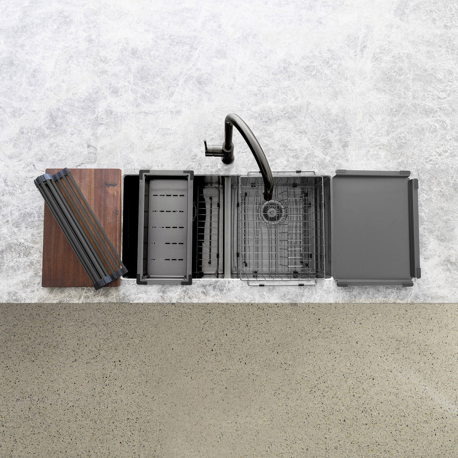 MEIR KITCHEN SINK COLANDER - PVD