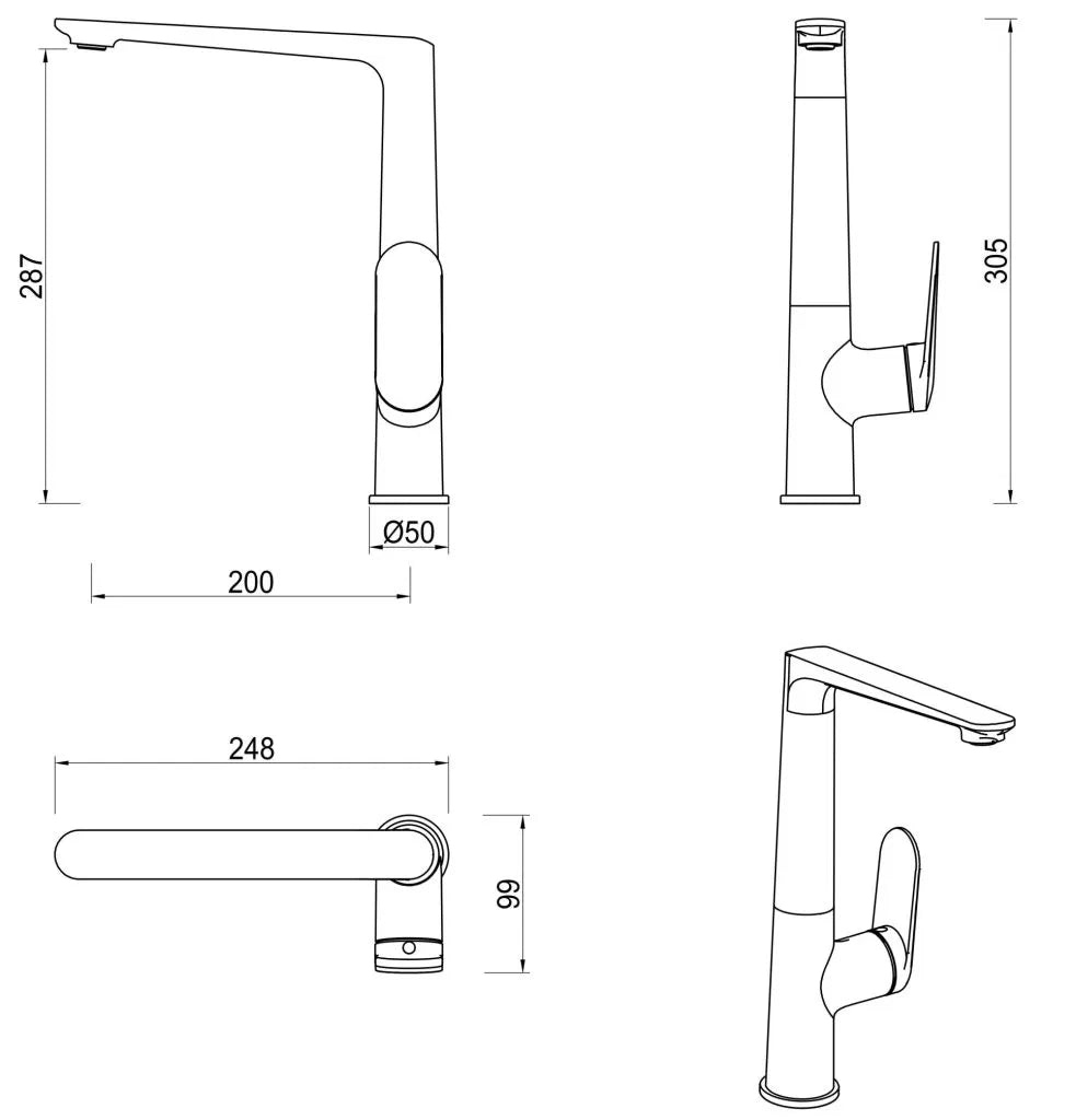 BELLA VISTA LANTRA SINK MIXER