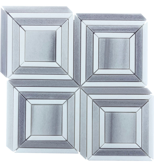 3D MAMARRA + THASSOS HONED