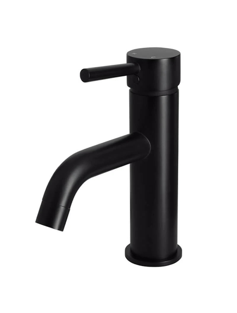 MEIR ROUND BASIN MIXER CURVED