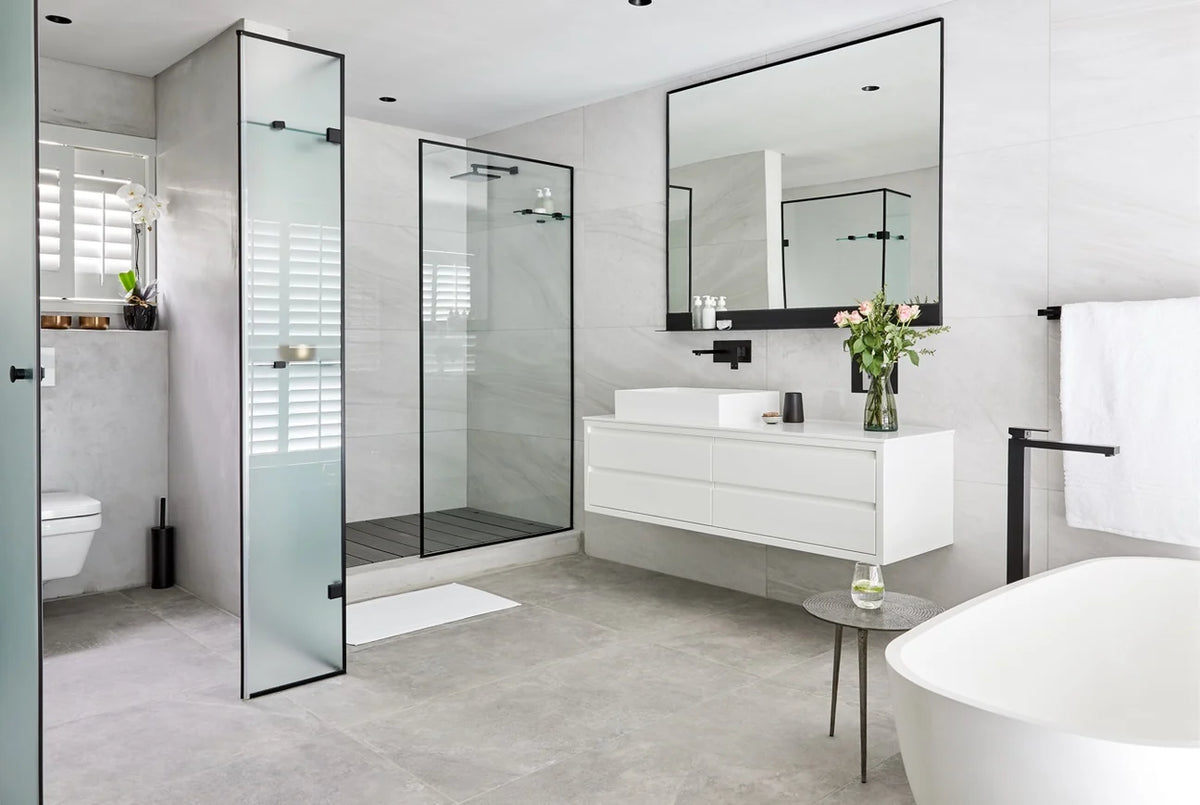 MEIR SQUARE FLOOR GRATE SHOWER DRAIN 50MM OUTLET