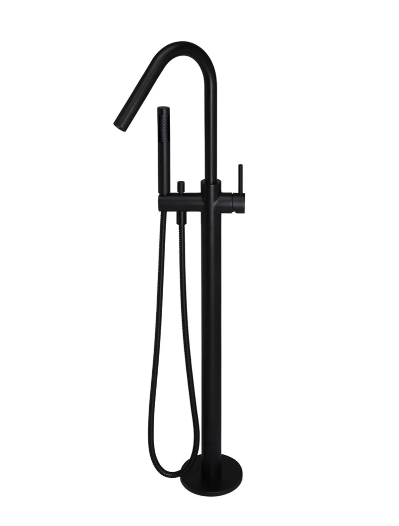 MEIR ROUND FREESTANDING BATH SPOUT AND HAND SHOWER
