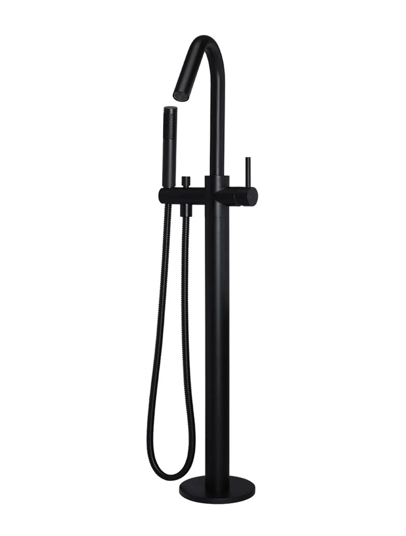 MEIR ROUND FREESTANDING BATH SPOUT AND HAND SHOWER
