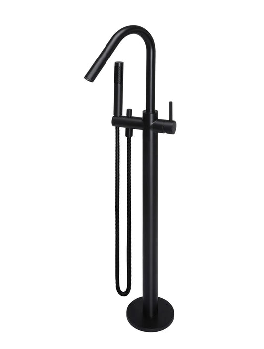 MEIR ROUND FREESTANDING BATH SPOUT AND HAND SHOWER