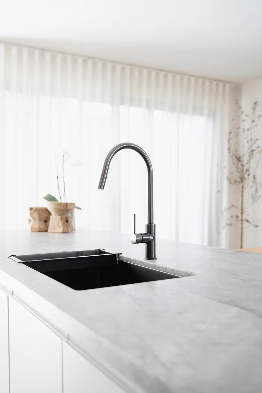 MEIR KITCHEN SINK COLANDER - PVD