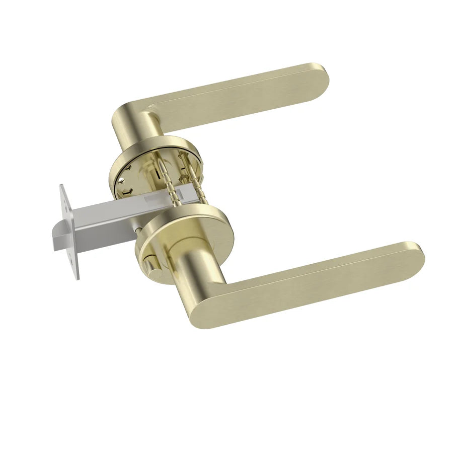 MEIR CURVAÉ FLAT LEVER DOOR HANDLE - PRIVACY