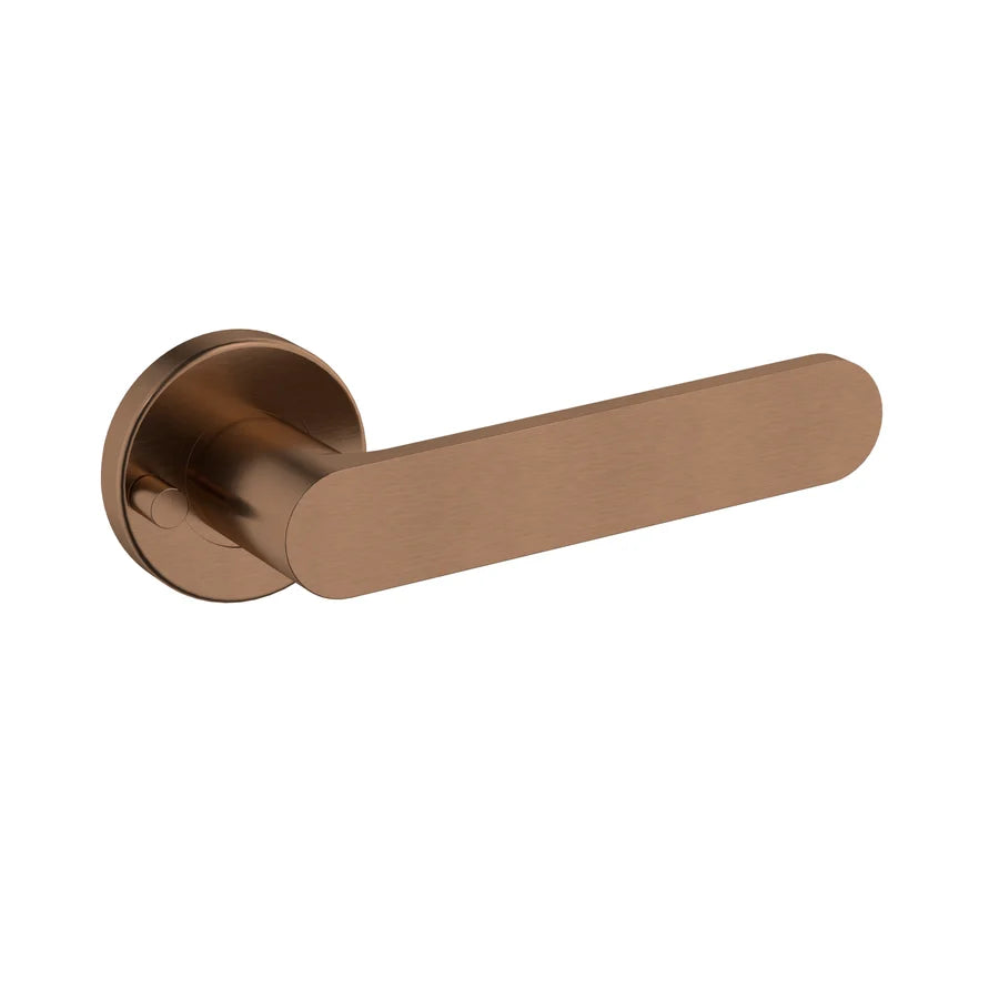 MEIR CURVAÉ FLAT LEVER DOOR HANDLE - PRIVACY
