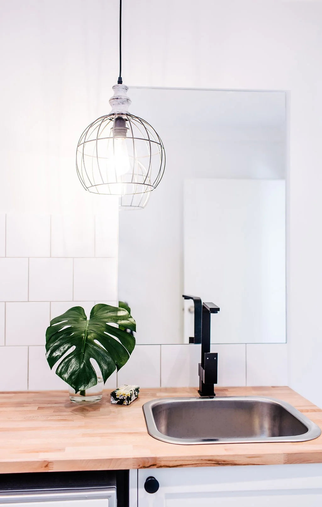 MEIR SQUARE KITCHEN MIXER TAP