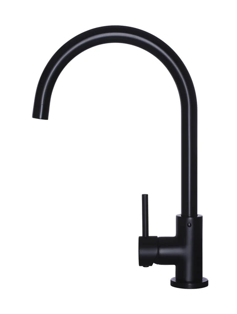 MEIR ROUND GOOSENECK KITCHEN MIXER TAP
