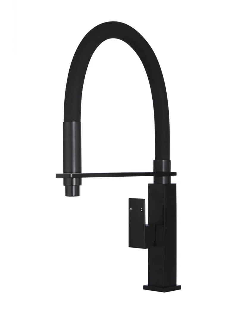 MEIR SQUARE FLEXIBLE KITCHEN MIXER TAP