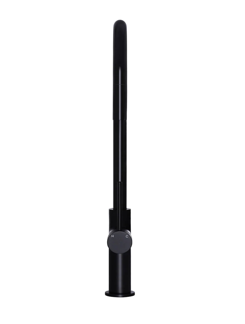 MEIR ROUND PICCOLA PULL OUT KITCHEN MIXER TAP