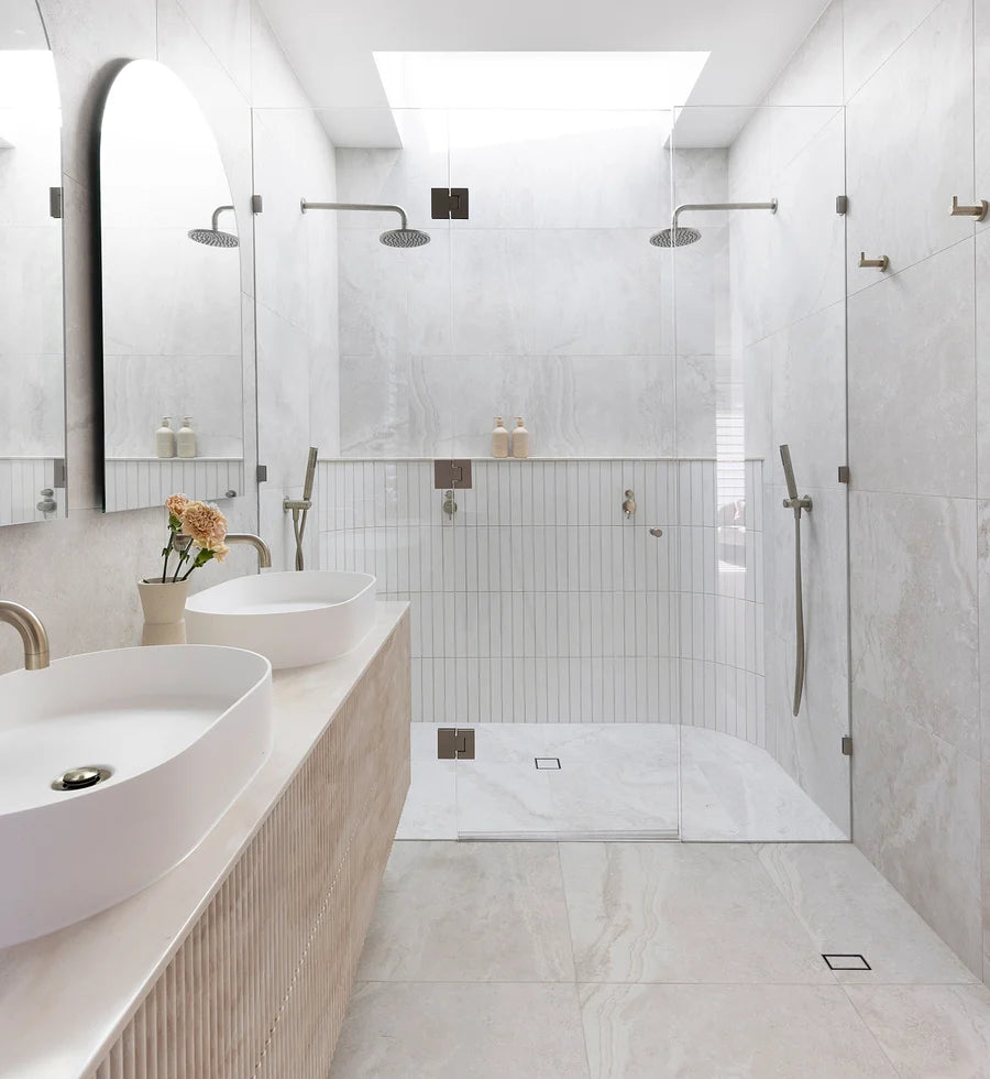 MEIR SHOWER WASTE WITH TILE INSERT