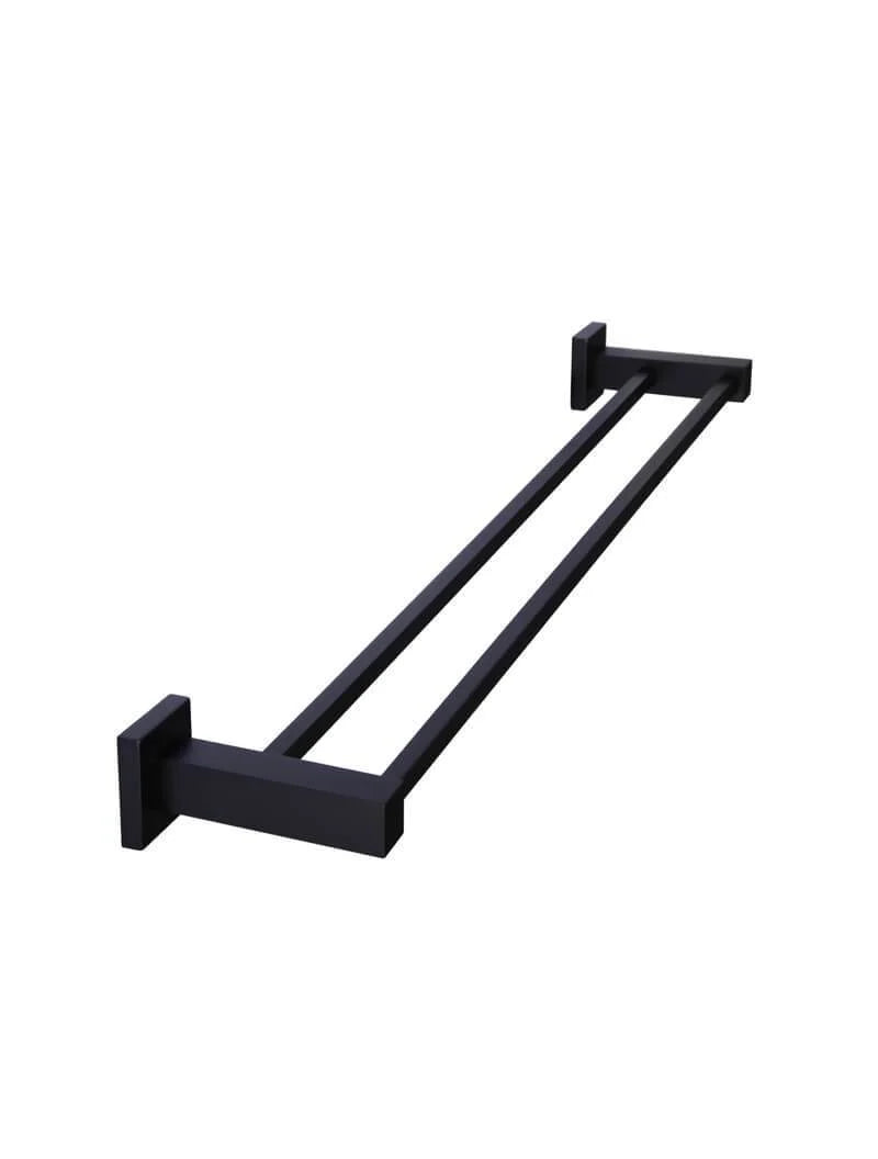 MEIR SQUARE DOUBLE TOWEL RAIL 600MM
