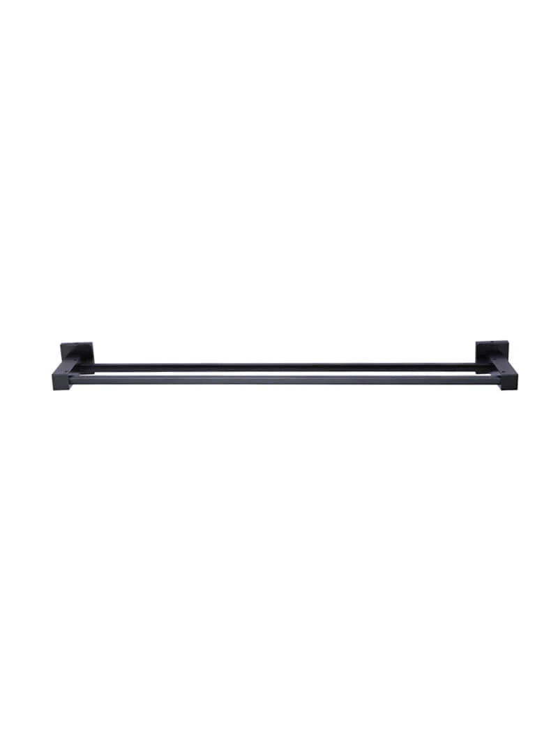 MEIR SQUARE DOUBLE TOWEL RAIL 600MM