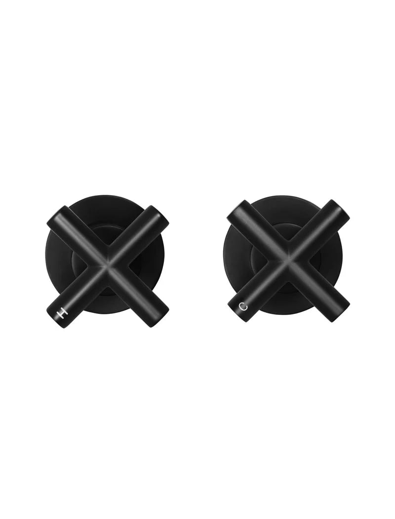 MEIR ROUND CROSS HANDLE JUMPER VALVE WALL TOP ASSEMBLIES