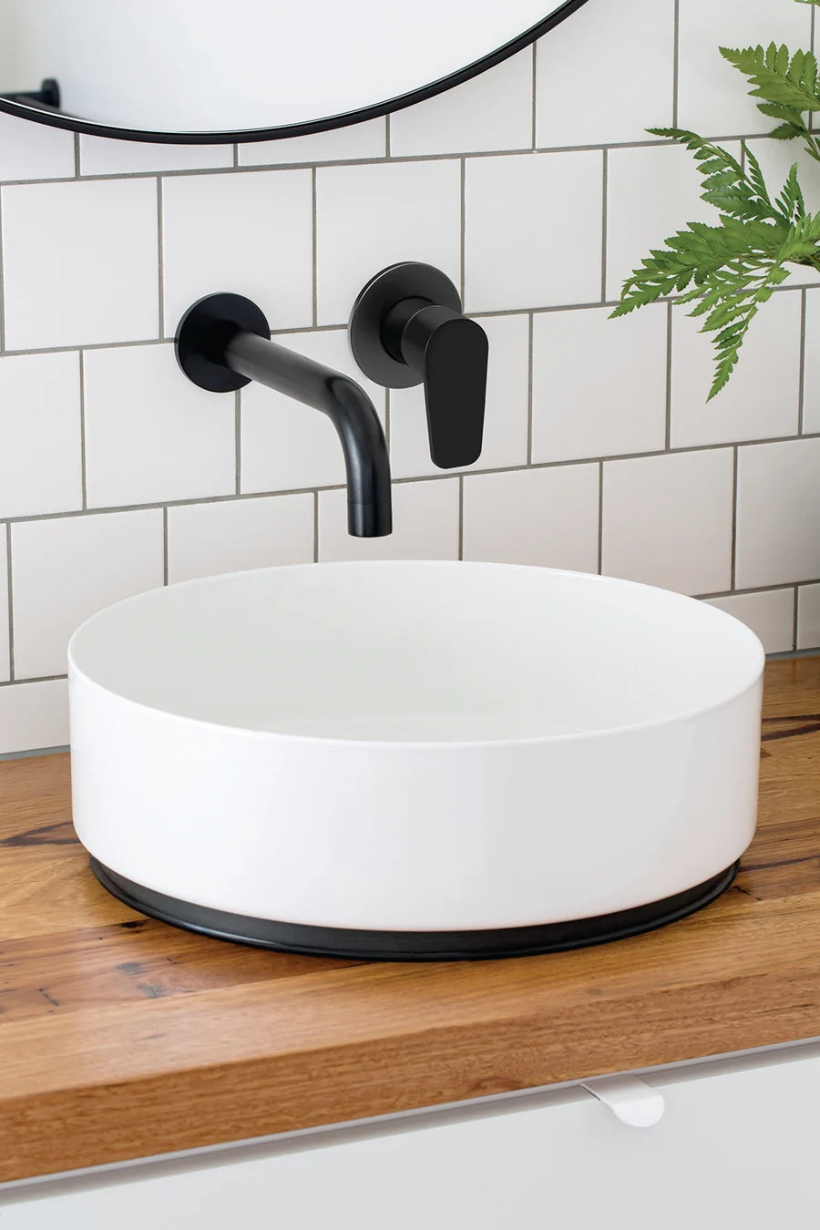 MEIR ROUND WALL MIXER PADDLE HANDLE TRIM KIT
