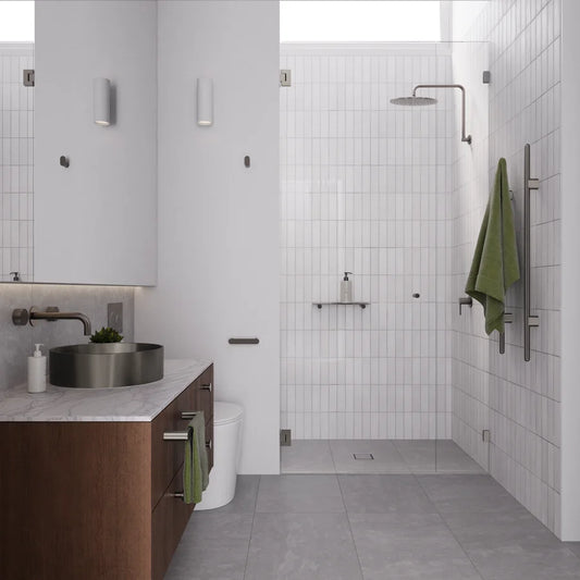 MEIR CURVAÉ GUEST TOWEL RAIL 300MM
