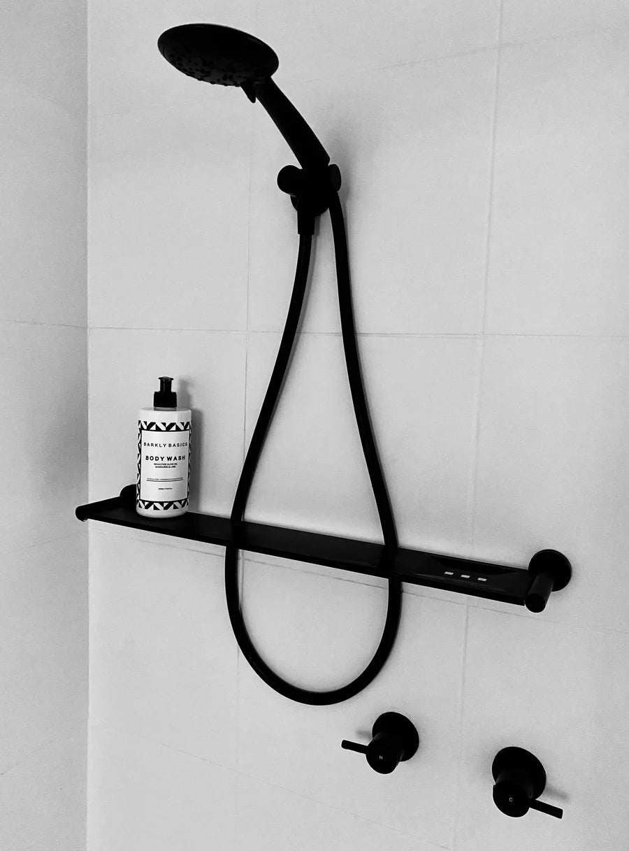MEIR ROUND BATHROOM SHELF