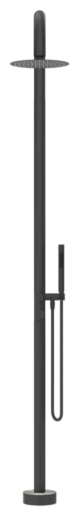 BELLA VISTA MICA GOOSENECK FREESTANDING OUTDOOR SHOWER
