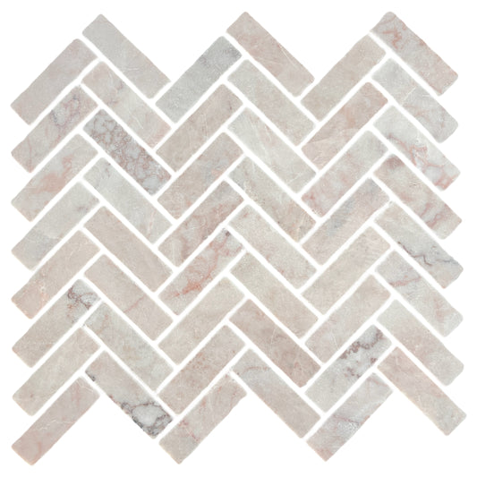 NEW HERRINGBONE ROSSO TUMBLED