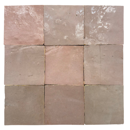 ZELLIGE BLUSH 100X100X12 MM