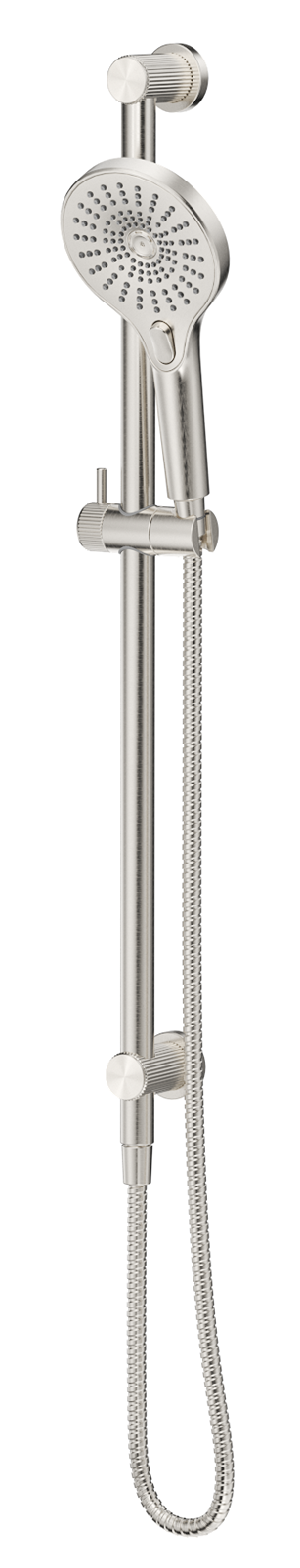 BELLA VISTA MICA FLUTED SHOWER RAIL- INBUILT INLET