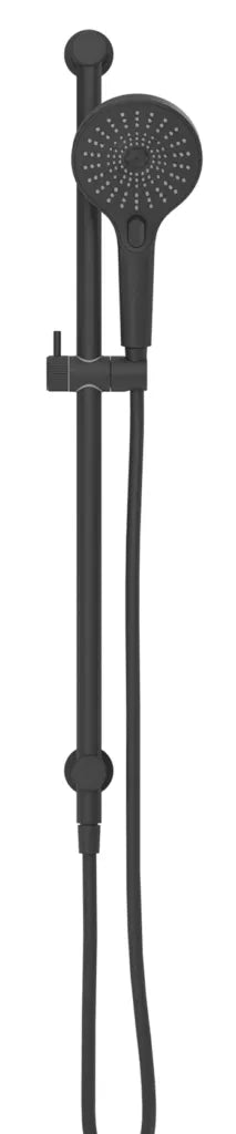 BELLA VISTA MICA FLUTED SHOWER RAIL- INBUILT INLET
