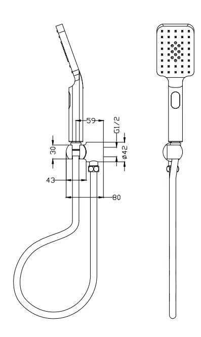 BELLA VISTA CRESTA HAND SHOWER