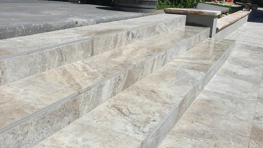 Silver Travertine Porcelain