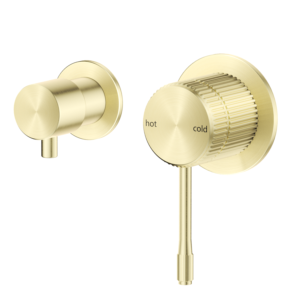 BELLA VISTA MICA FLUTED SHOWER MIXER DIVERTER-SIDEWAYS