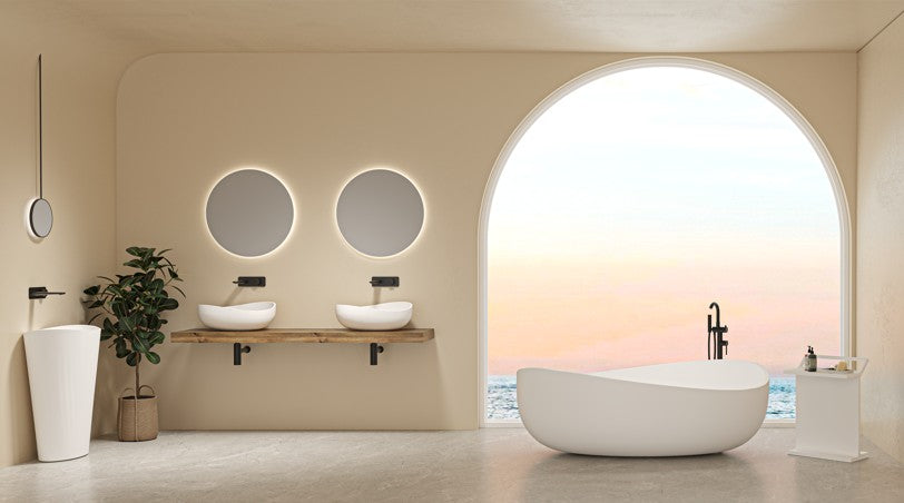 Waverly 1800mm Stone Bathtub