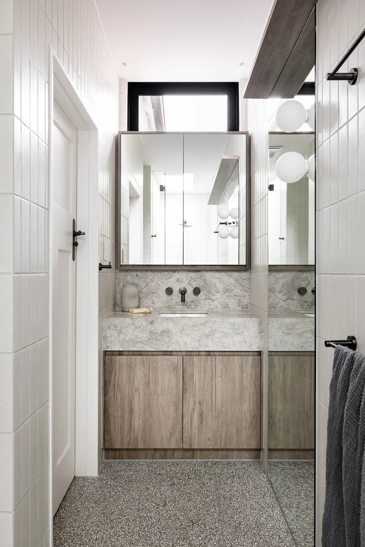 MEIR CURVAÉ DOUBLE TOWEL RAIL 800MM