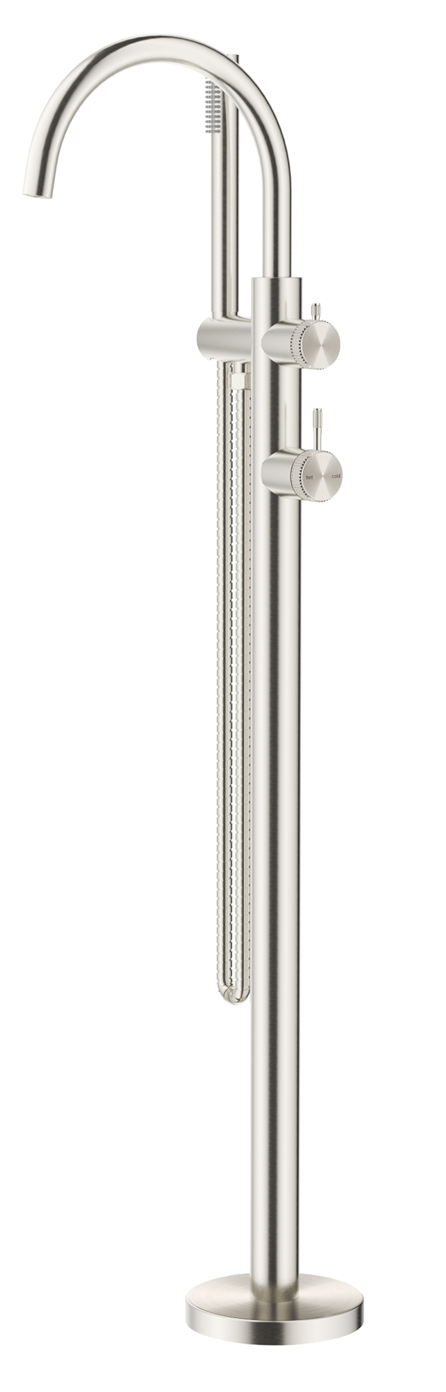 BELLA VISTA MICA FLUTED FREESTANDING BATH MIXER WITH HAND SHOWER- TRIM KIT ONLY