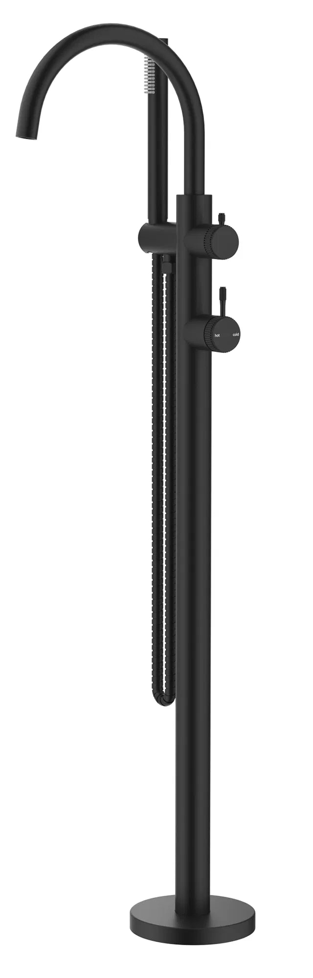BELLA VISTA MICA FLUTED FREESTANDING BATH MIXER WITH HAND SHOWER- TRIM KIT ONLY