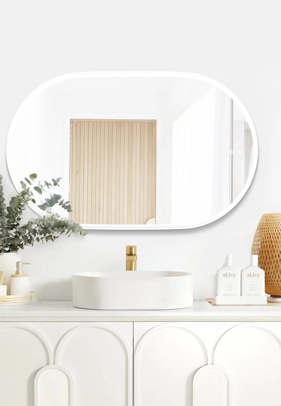 Ovalo LED Backlit Mirror ( 600*900, 1200*750 & 1500*750 )