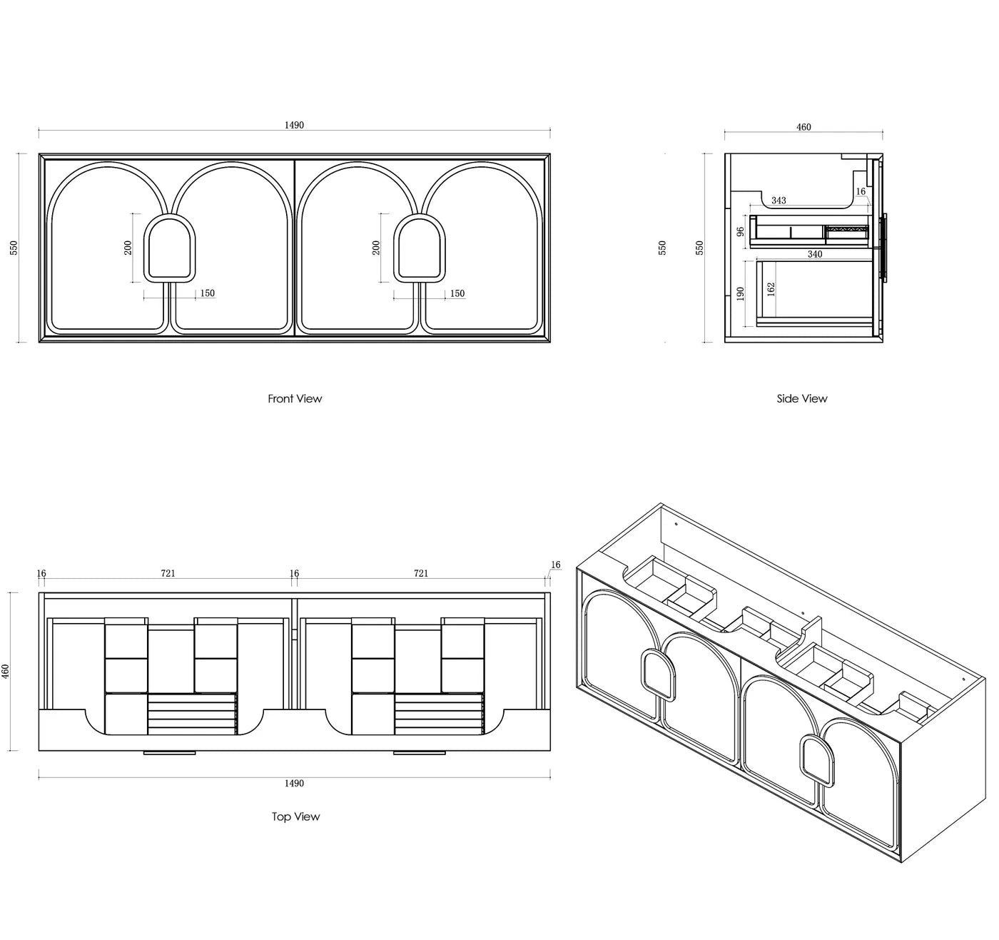 Legacy Wall Hung Vanity