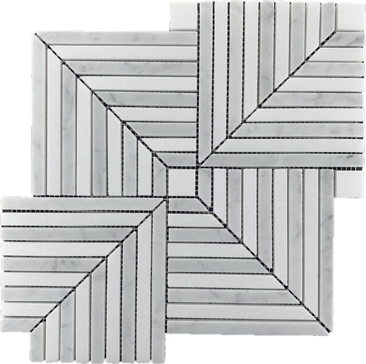 MODERN CARRARA + THASSOS HONED