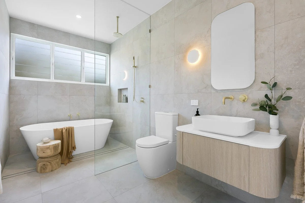 MEIR ROUND SHOWER ROSE 200MM