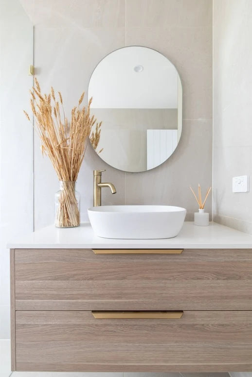 MEIR ROUND TALL BASIN MIXER CURVED