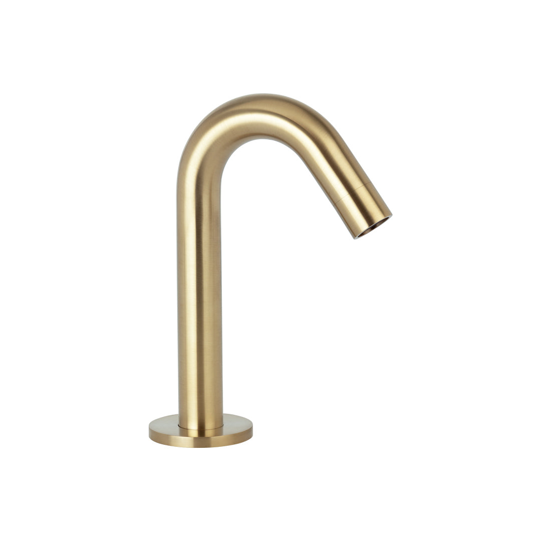 Mini Hob Spout - Brushed Brass