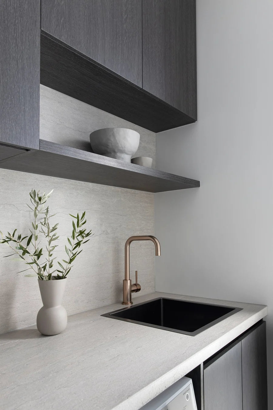 MEIR LAVELLO KITCHEN SINK - SINGLE BOWL 450 X 450 - PVD