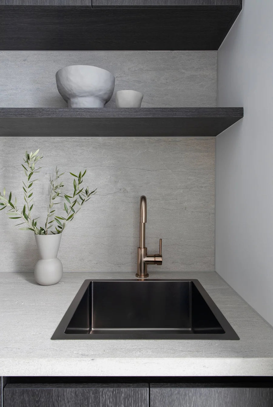 MEIR LAVELLO KITCHEN SINK - SINGLE BOWL 450 X 450 - PVD