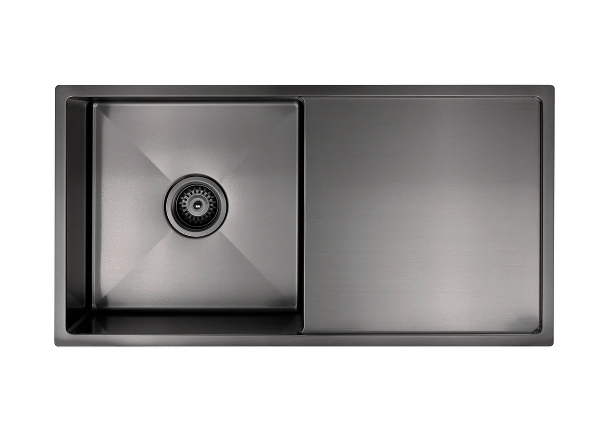 MEIR LAVELLO KITCHEN SINK - SINGLE BOWL & DRAINBOARD 840 X 440 - PVD