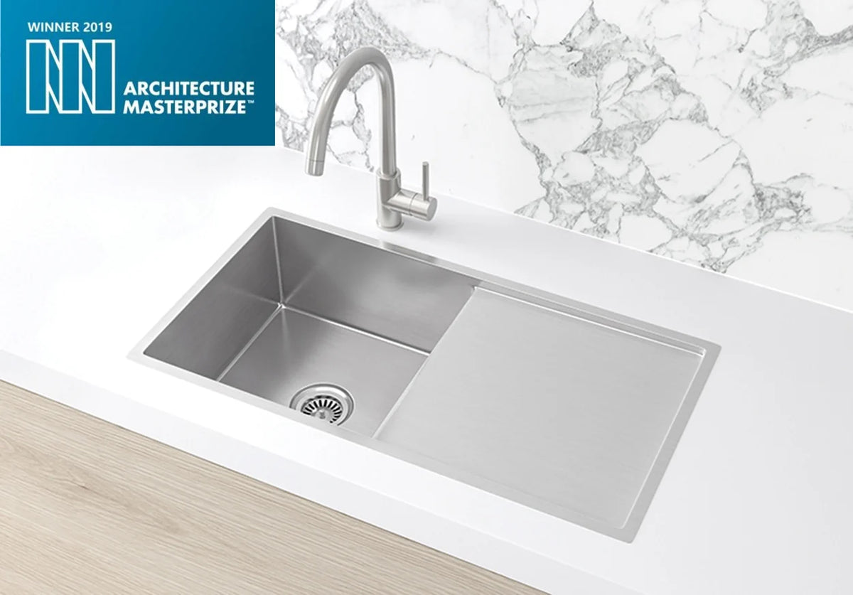 MEIR LAVELLO KITCHEN SINK - SINGLE BOWL & DRAINBOARD 840 X 440 - PVD