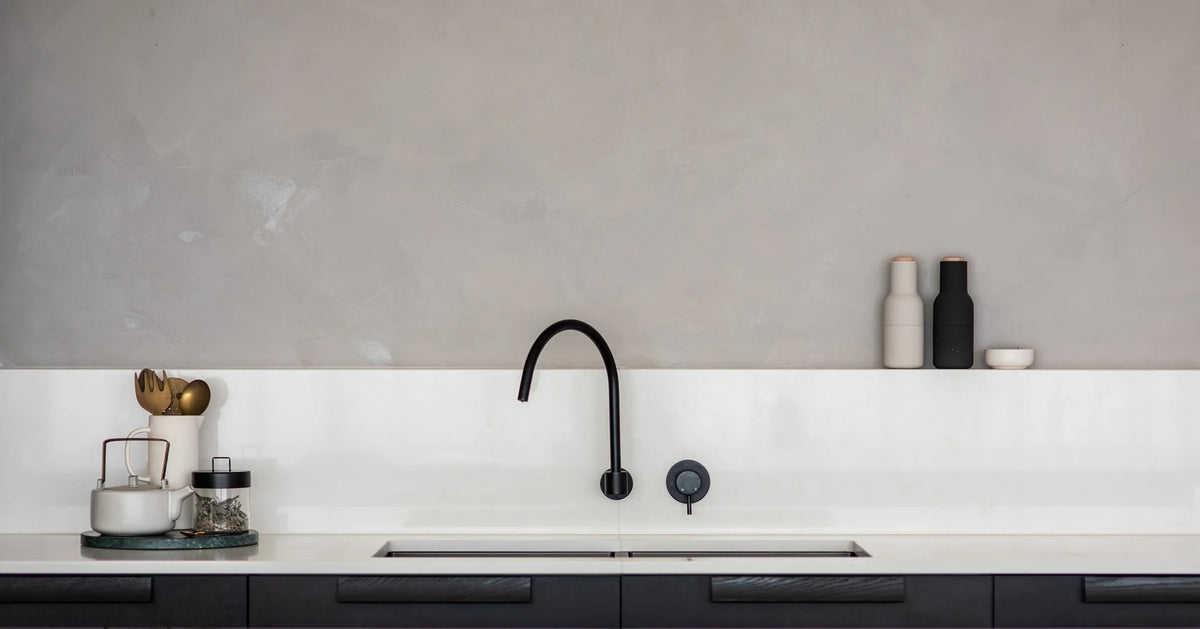MEIR ROUND HIGH-RISE SWIVEL WALL SPOUT