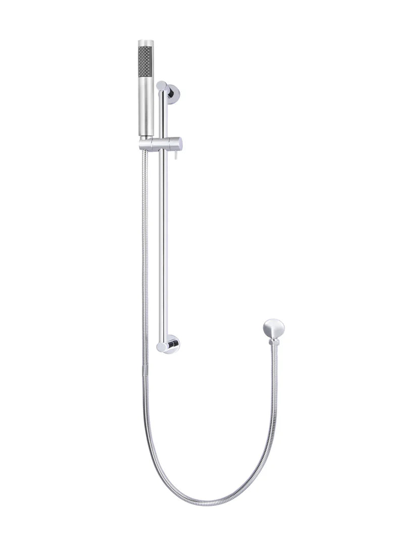 MEIR ROUND HAND SHOWER ON RAIL COLUMN